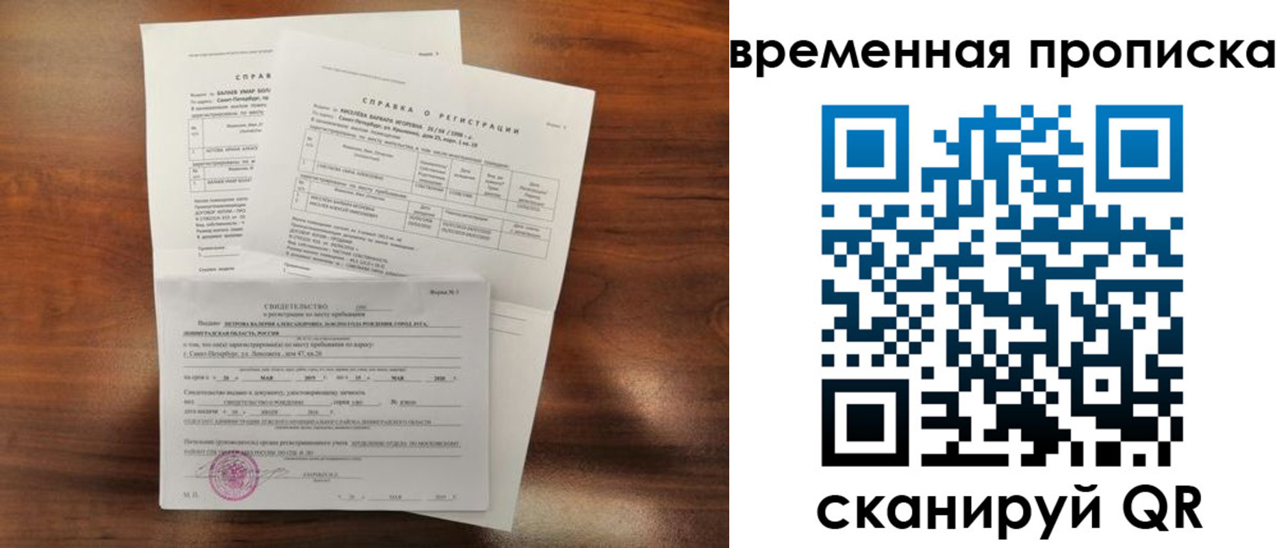 временная регистрация поиск в Котельниках